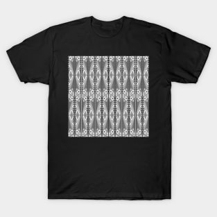 Black and White Tribal Geometry T-Shirt